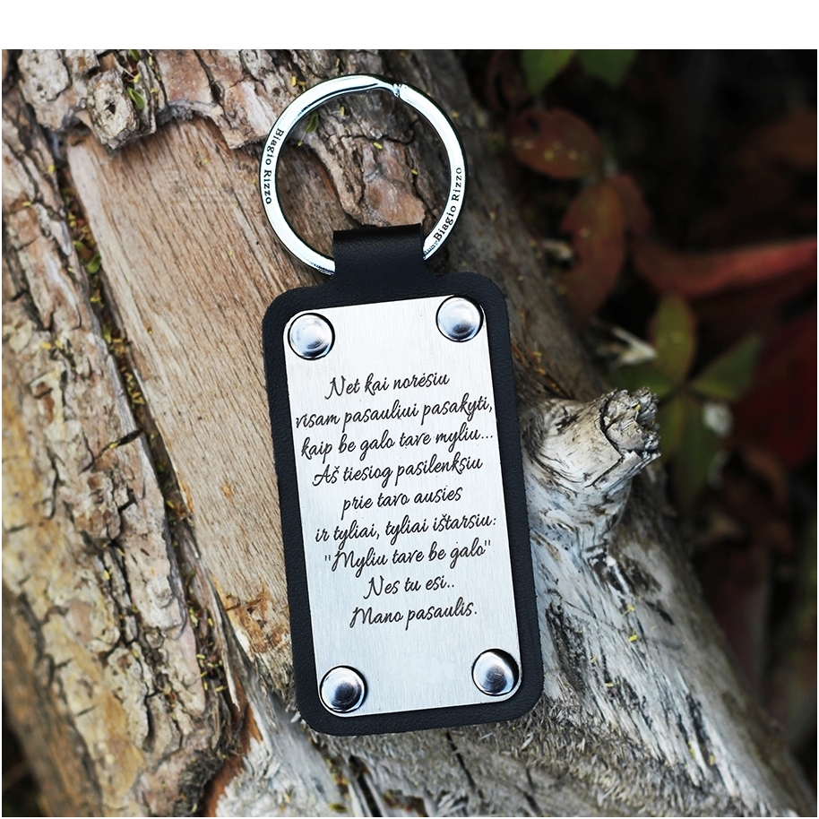 Raktų Pakabukas Norėsiu Visam Pasauliui Pasakyti Biagio Rizzo